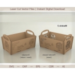 Laser Cut Candy Box Set with Handles