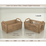 Laser Cut Candy Box Set with Handles