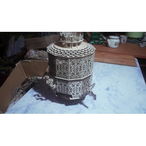 Samovar Candy Bowl Laser Cut File