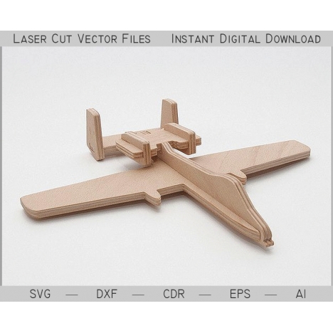 Fairchild A-10 Aircraft Laser Cut File