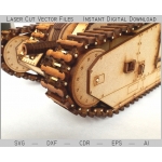 B1 Bis Tank Laser Cut File