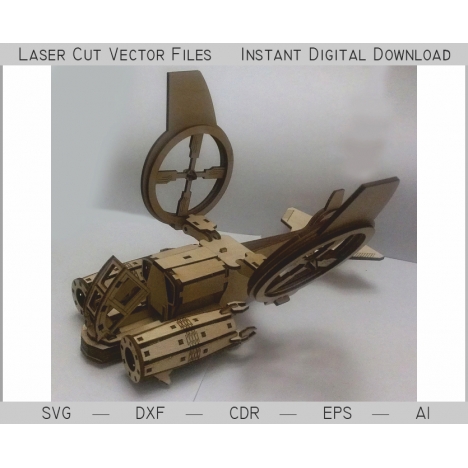 Fighter Jet Laser Cut File