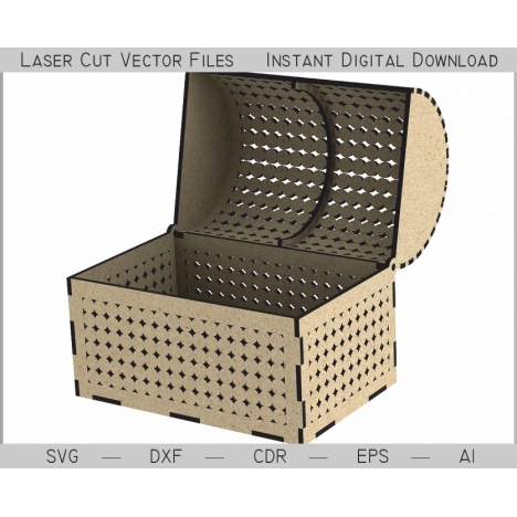 Laser Cut Chest Box File