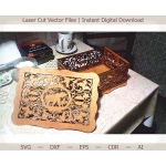 Laser Cut Casket Box Vector File