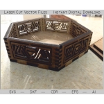 Viking Hexagonal Casket Laser Cut File