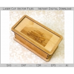 Laser Cut Money Box Vector File