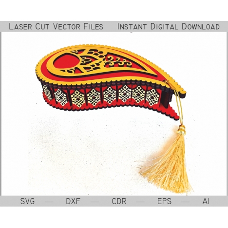 Decorative Casket Laser Cut File