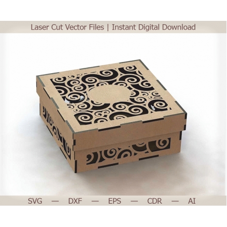 Laser Cut Casket Box File