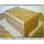 Laser Cut Ornate Carved Box File
