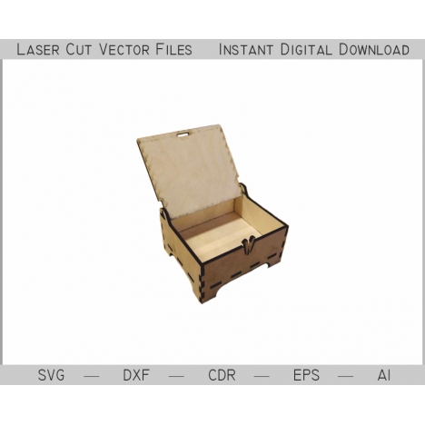Latch Box Laser Cut File
