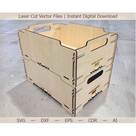 Laser Cut Wooden Box File