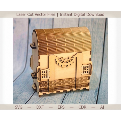 Laser Cut Jewelry Box File