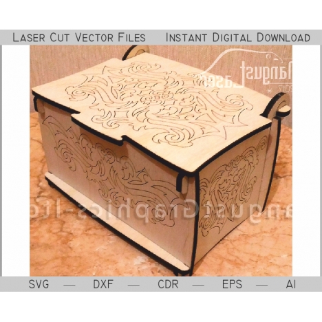 Decorative Casket Laser Cut File