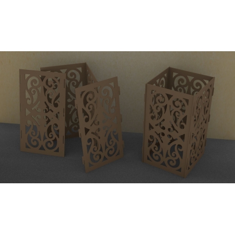 Openwork Box Laser Cut File