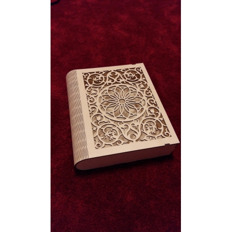 Decorative Book Box Laser Cut File