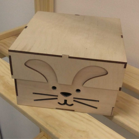 Rabbit Box Laser Cut File