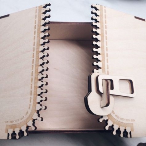 Zipper Box Laser Cut File