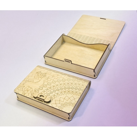 Laser Cut Book Box with Clasp File