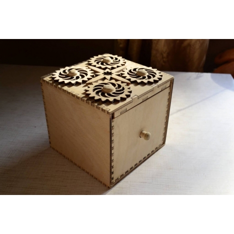 Laser Cut Combination Lock Box File