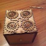Laser Cut Combination Lock Box File