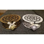 Round Decorative Box Laser Cut File
