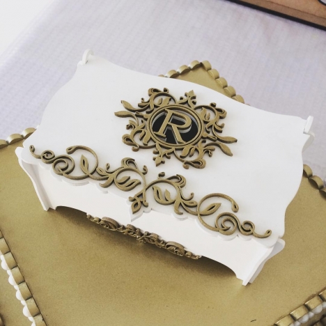 Ornate Carved Box Laser Cut File