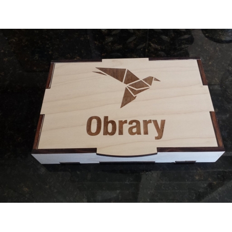 Laser Cut Gift Box File with Bird Design