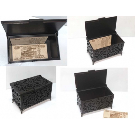 Carved Casket Laser Cut File