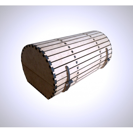 Barrel Casket Laser Cut File