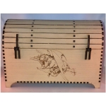 Dragon Treasure Chest Laser Cut File
