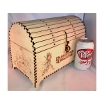 Dragon Treasure Chest Laser Cut File