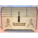 Dragon Treasure Chest Laser Cut File