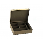 Hinged Casket Laser Cut File with Compartments