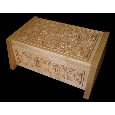 Carved Casket Laser Cut File