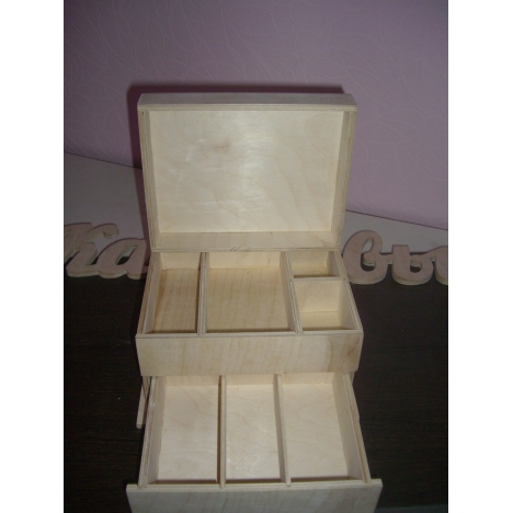 Laser Cut Jewelry Box Organizer File