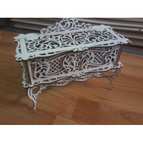 Ornate Casket Box Laser Cut File