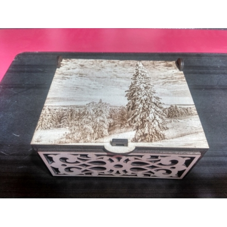 Winter Casket Laser Cut File