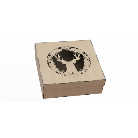 Deer Casket Laser Cut File