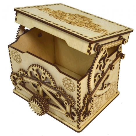Gear Casket Laser Cut File