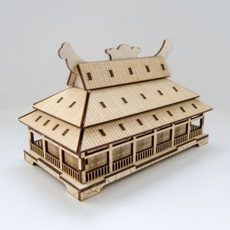 Japanese House Box Laser Cut File