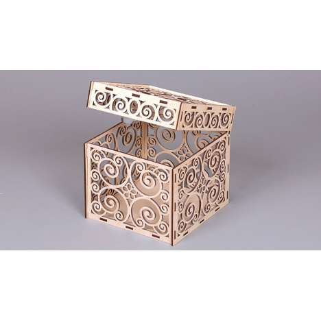 Ornate Gift Box Laser Cut File