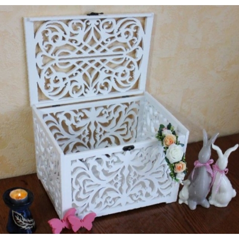 Laser Cut Wedding Money Box