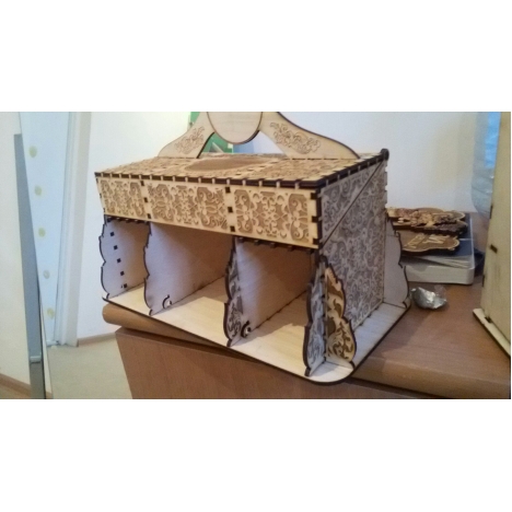 Laser Cut Casket Box File