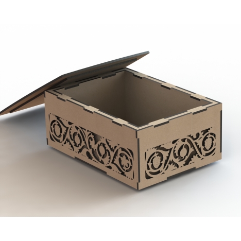 Laser Cut Ornate Casket File