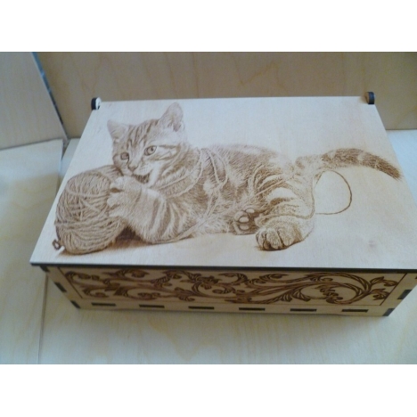 Laser Cut Cat Box File