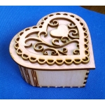 Heart Casket Laser Cut File