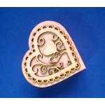 Heart Casket Laser Cut File