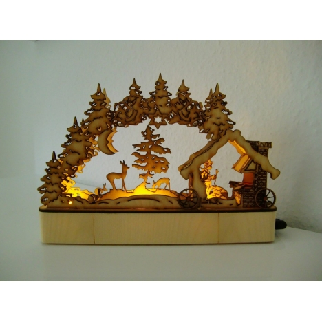 Christmas Lamp Laser Cut File