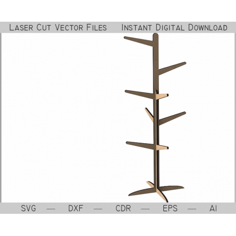 Jewelry Hanger Laser Cut File