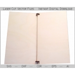 Laser Cut Menu Cover File for Cafe and Restaurant